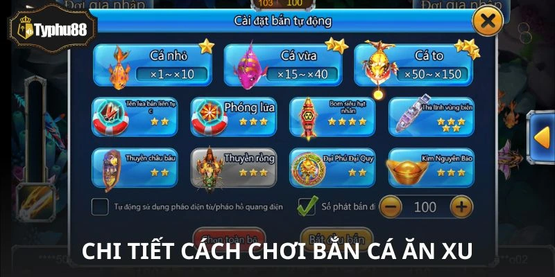 Hướng dẫn bắn cá full combo cho tân thủ